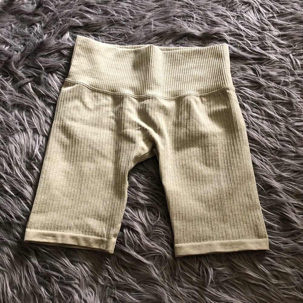 Tan Bike Shorts
